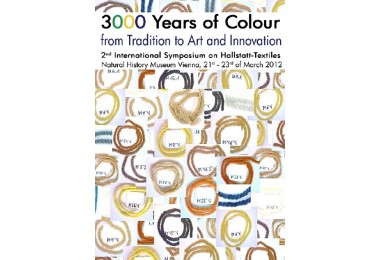 Affiche van het symposium 3000 Years of Colour.
